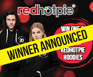  Win one of 20 RedHotPie Hoodies - WINNERS!