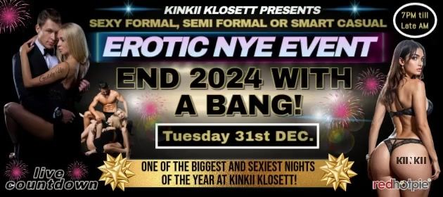 Dirty December NYE at Kinkii Klosett! in Fortitude Valley