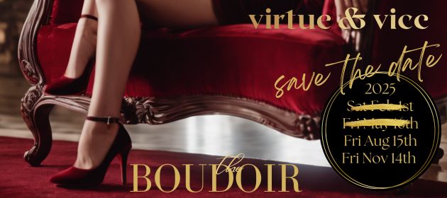 Virtue & Vice presents 'The Boudoir' in Kensington