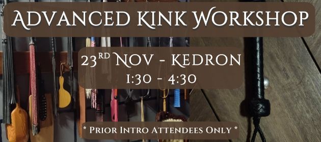 Advanced Conscious Kink Workshop – Kedron in Kedron