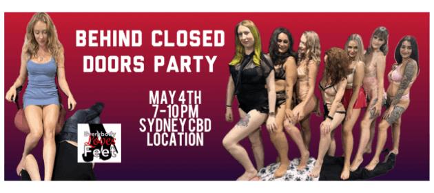 Everybody Loves Feet Sydney’s Behind Closed Doors Party in Sydney