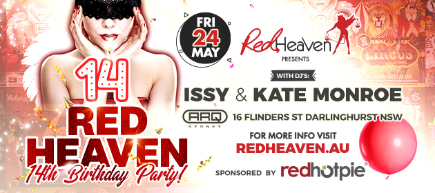 Red Heaven Presents - Our 14th Birthday Party in Sydney