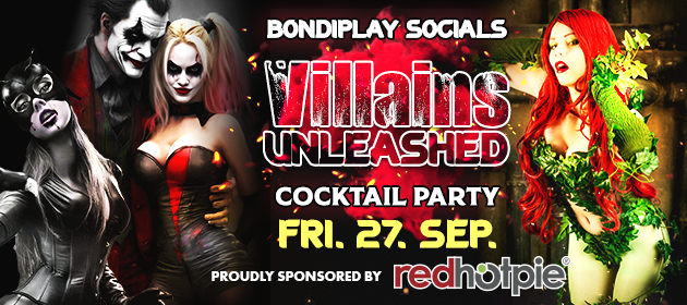 BondiPlay Socials ~ Villains Unleashed Cocktail Party in Sydney