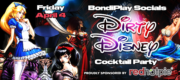 BondiPlay Socials ~ Dirty Disney Cocktail Party in Sydney